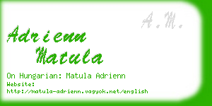 adrienn matula business card